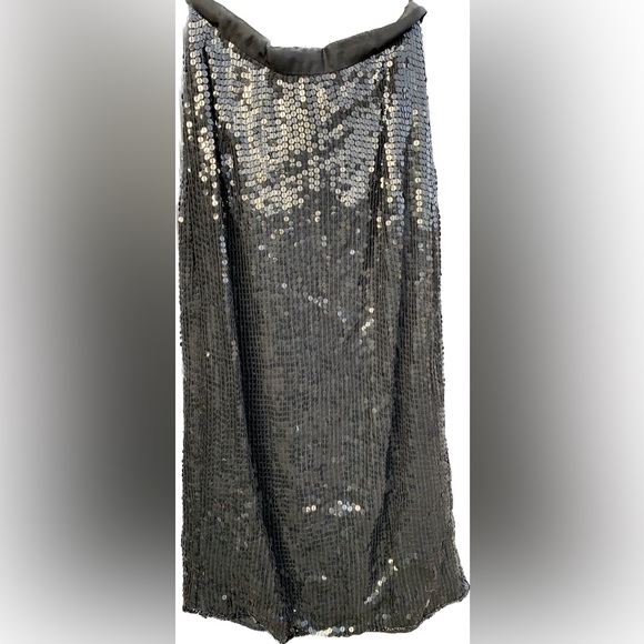 new vintage 100% silk sequins skirt set - Picture 3 of 16
